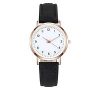 Genérico Glow In The Dark Watch | Retro Glowing Ladies Wrist Watches Casual Timekeeping Equipment for Business Trip Outdoor SPA School Beach Vacation Traveling Home