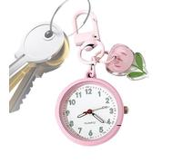 Genérico Glow Keychain Charm, Cute Backpack Pendant, 1.2x2.6 Inches Portable Light Accessory, Sturdy Metal Glow Tag Key Ring, Decorative Bag Charm Design, Travel Key Holder for School Use