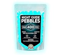 Generico Glowing Garden Stones, Solar Powered Pebbles, 400pcs Colorful Decorative Glow Rocks, Weather Resistant Outdoor Landscaping Accent Lights, for Fish Tank Aquarium Pond