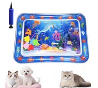 Genérico Glowpad for Cats, Ocean Breeze Splashland for Cats, Pet Water Bed for Dogs, Cooling Mat for Dogs, Thickened Leakproof Anti-Scratch, for Indoor & Outdoor Summer Fun (G)