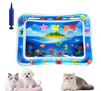 Genérico Glowpad for Cats, Ocean Breeze Splashland for Cats, Pet Water Bed for Dogs, Cooling Mat for Dogs, Thickened Leakproof Anti-Scratch, for Indoor & Outdoor Summer Fun (M)