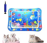 Genérico Glowpad for Cats, Ocean Breeze Splashland for Cats, Pet Water Bed for Dogs, Cooling Mat for Dogs, Thickened Leakproof Anti-Scratch, for Indoor & Outdoor Summer Fun (B)