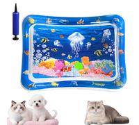 Genérico Glowpad for Cats, Ocean Breeze Splashland for Cats, Pet Water Bed for Dogs, Cooling Mat for Dogs, Thickened Leakproof Anti-Scratch, for Indoor & Outdoor Summer Fun (L)