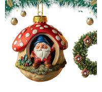 Genérico GNOME Christmas Ornaments | 2D Cute Acrylic Decorations | GNOME Christmas Pendants | for Winter Gardening Daily Indoor Holiday Birthday Party Offices Home Room Dormitory Apartment