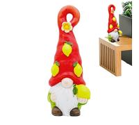 Genérico GNOME Figurine - Ceramic Fruit Dwarf Statue | Spring Gnomes Sculpture | Garden Home Decor | For Living Room Bedroom Study Nursery Bedside Table Shelf Display Yard Patio