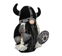 Genérico GNOME - GNOME sin rostro, estilo guerrero barbudo, decoración elfo medieval, pequeña figura de estante enano, pantalla sobre el tema del guerrero gladiador | De Ta