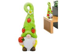 Genérico GNOME Statue - Ceramic Garden Dwarf, Fruit Inspired Figurine with Hand-Painted Detail, Springtime Miniature Sculpture with Decorative Charm, Indoor and Outdoor Accent for Shelves, Tables