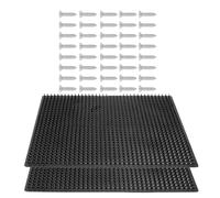 Genérico Goat Scratcher - 2 Pack Rubber Massage Pad, Livestock Itch Relief | Horse Grooming Scratcher For Cow Goat Sheep Pig | Farm Stables Barn Pasture Stall Shed Animal Playground Multiple Used