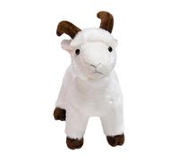 Genérico Goat Stuffed Animal - Kawaii Plush Animal Pillow, Soft Decorative, Cute Farm Character Cushion Featuring Stuffed Figure Design, 11.8 Inch Display Companion Creation | For Bedroom