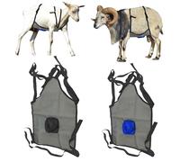 Genérico Goats Skirt Apron, Anti Breeding Apron for Sheep & Goats, Adjustable Livestock Mating Control Skirt, Animal Supplies with Straps, Farm Ranch Using (Mix)