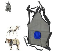 Genérico Goats Skirt Apron, Anti Breeding Apron for Sheep & Goats, Adjustable Livestock Mating Control Skirt, Animal Supplies with Straps, Farm Ranch Using (Blue)