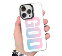 Genérico God Has a Plan for You Inspirational Phone Case for iPhone, Christian Faith Pattern Design, Scratch-Resistant Anti-Slip Shockproof Protective Cover (Colorful-B,for iPhone 16 Pro)