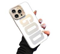 Genérico God Has a Plan for You Inspirational Phone Case for iPhone, Christian Faith Pattern Design, Scratch-Resistant Anti-Slip Shockproof Protective Cover (Silver,for iPhone 14)
