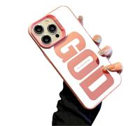 Genérico God Has A Plan for You Phone Case For iPhone 17 Pro MAX Case, 16/15/14 Series, Soft Slim Shockproof Cover, A Unique Religious Gift (Pink,For iPhone17 Pro MAX)