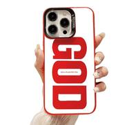 Genérico God Has A Plan for You Phone Case For iPhone 17 Pro MAX Case, 16/15/14 Series, Soft Slim Shockproof Cover, A Unique Religious Gift (Red,For iPhone14Pro)