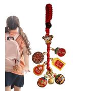 Genérico God of Wealth Bag Pendant -Women Men Keychain Pendant Wealth God Charm - Chinese Traditional Figurine Backpack Ornament Automotive Trim for Luck and Prosperity