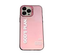 Genérico God Plan Phone Case, God Has A Plan for You Inspirational Phone Case for iPhone, Soft TPU Slim Shockproof Cover for Girls Women and Men for iPhone 17/16/15/14 (Pink,for 17air)