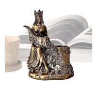 Genérico Goddess of Fortune Statue Holder | Resin Figurine Pen Holder & Home Accent Sculpture, Fortune Goddess Decor For Office, Studio, Study Room, Desk, Entryway, Home, and Housewarming Gift