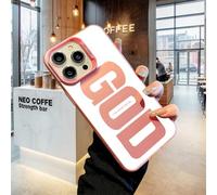Genérico Gods Plan Phone Case, God'S Light Phone Case Suitable for iPhone 13 14 15 16 17ProMax, Shockproof Soft Silicone Cover, a Great Gift for Friends and Family (For iPhone16 Pro,Pink)