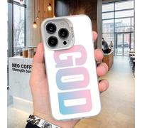 Genérico Gods Plan Phone Case, God'S Light Phone Case Suitable for iPhone 13 14 15 16 17ProMax, Shockproof Soft Silicone Cover, a Great Gift for Friends and Family (For iPhone16 Plus,Colorful White)