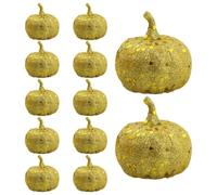 Genérico Gold and Silver Pumpkins Harvest Foam Halloween Pumpkin Decor