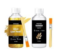 Genérico Gold Leaf Paint - Rich Pigment Liquid, Art Restoration Supply