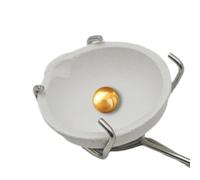 Genérico Gold Melting Bowl - Heat Resistant Smelting Cup, Melting Gold Dish, Quartz Silica Crucible Pot, High Temperature Metal Foundry Vessel | For Women Men Beginners Workshop Home Casting