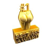 Genérico Gold Ornament - 6.69 Inch Large Resin Award Hardware, Antique Humor Home Decoration Component, No Deforming Commemorative Figurine | Gift Idea For Hard Work Celebration Party Item