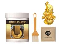 Genérico Gold Paint for Wood,300g Water-Bbased Markers,Liquid Gold Furniture Paint - for Door Window Iron Railing Hardware Craft Wall Wood Fabric