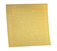 Genérico Gold Thai Necklace - Buddha Holy Charm Card, Sign Scripture Runes Pendant For Men Women, Durable Metal Material, Collectible Religious Jewelry, Spiritual Charm Accessory For Blessing Prot