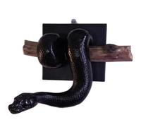 Genérico Golden Ball Python Wall Sculpture,Symbol of Strength & Prosperity, Hand-Painted Realistic Snake Wall Art, Resin Snake Walls Decor for Homes Bedroom Office