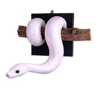 Genérico Golden Ball Python Wall Sculpture,Symbol of Strength & Prosperity, Hand-Painted Realistic Snake Wall Art, Resin Snake Walls Decor for Homes Bedroom Office