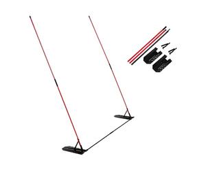 Genérico Golf Alignment Rods - Training Aid For Swing Accuracy | Fiberglass with Anti-Slip End Caps, Lightweight Golf Practice Equipment, Putting Green Corrector For Men Women Beginners