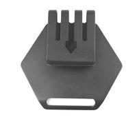 Genérico Golf Bag Landing Pads - Manganese Steel | Landing Pad Metal Clip | Golf Bag Clip For Secure Club Storage, Outdoor Course Use, Travel, and Sports Equipment Organization