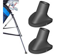 Genérico Golf Bag Stand Replacement Feet - Attachable Stand Feet For Golf Bag 2pcs, Durable and Easy To Install Black Attachable Stands Feest For Golfs Bags Stands