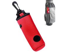 Genérico Golf Ball Holder - Golf Bag Carrier for Storage | Portable Ball Sleeve with Belt Clip, Outdoor Golfs Accessory, Lightweight Organizer, Quick Access Balls Pocket for Men Women