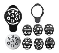 Genérico Golf Ball Line Marker - Ball Alignment Tool, Scriber Drawing Template | Aid Accessories, Accurate Marker Base Layout Guide For Golf Putting Practice