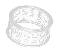 Genérico Golf Ball Liner - 4g PE Clear Golf Bal Marking Template | 0.86inches Unique Letter Golff Bal Liner Line Marker Template Drawing Mark Alignment Tool, Golff Ball Alignment Tool