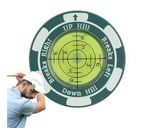 Genérico Golf Ball Marker Hat Clip, Horizontal Bubble Reading Aid, Stylish Training Tool, Easy to Use for Beginners, Professionals, Accurate Putting Aid for Golf Practice, 5.79x3.43x0.39 in