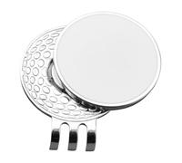 Genérico Golf Ball Marker - Magnetic Clip for Stylish Play | Compact 3x2.5cm Hat Clip with 2.5cm Marker, 15g Portable Decorative Tool, Golf Sport Accessory Gift for Boyfriend Outdoor Course