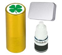 Genérico Golf Ball Stamp Kit, Reusable Metal Golf Stamp with Refillable Ink