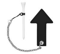 Genérico Golf Ball Tees - Durable White Golf Tees with Chain, Curved Design | Professional and Beginner - Training, Tournament Use, Backyard Practice, Ğolf Accessories for Men Women Players