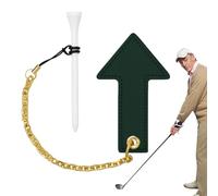 Genérico Golf Ball Tees - Durable White Golf Tees with Chain, Curved Design | Professional and Beginner - Training, Tournament Use, Backyard Practice, Ğolf Accessories for Men Women Players