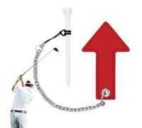 Genérico Golf Ball Tees - Durable White Golf Tees with Chain, Curved Design | Professional and Beginner - Training, Tournament Use, Backyard Practice, Ğolf Accessories for Men Women Players