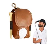Genérico Golf Ball Waist Bag 1.77x3.35x0.39 Inches | Small Pouch Bag For Golf Balls Tees with Belt Clip,Portable with Safe Lock For GolfBalls