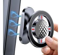 Genérico Golf Cart Phone Mount - 360 Degree Rotatable Alloy Smartphone Stand, Heavy Duty Anti-Shake Phone Holder For Golf Cart Struts, Gym Racks & Strollers, Premium Golfer Accessory