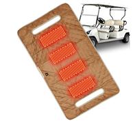 Genérico Golf Cart Seat Heater - Polyester 45x45cm, Portable Soft Pad | Heated Cushion For Outdoor Sports Golf Car Office Chair Driving Travel Camping For Men Women Seniors Teens Adults