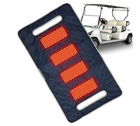 Genérico Golf Cart Seat Warmer - 51.97 Inches Winter Cushion | Non Slip Waterproof Towel Blanket - Soft Heated Pad For Car Chair Office Sports Clubs Providing Comfort Warmth During Cold Weather Use