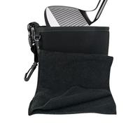 Genérico Golf Club Cleaning Bag, Multifunction Rag Clip, 10 Inch Waterproof Club Cleaner with Easy Carry Feature, Microfiber Golf Accessory with Quick Dry, Outdoor Course Practice Tournament Gear