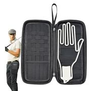 Generico Golf Gloves Holder - EVA Elastic 27 x 13 x 5.5 cm | Golf Glove Case Holder With Heavy-Duty Carabiner | Protective Accessory For Men Women Golfers Travel Storage